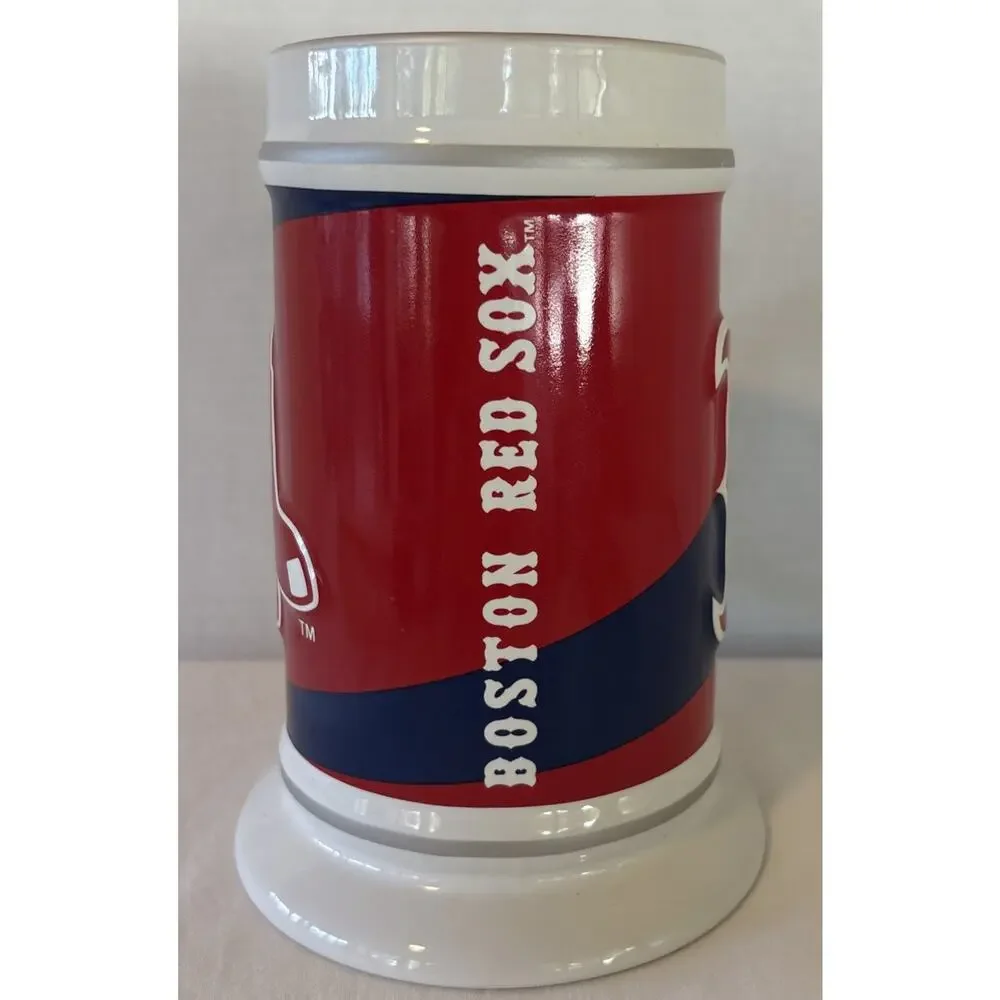 Boston Red Sox Sculpted Ceramic Tankard Mug by Boelter Brands Official Sticker - Picture 3 of 11